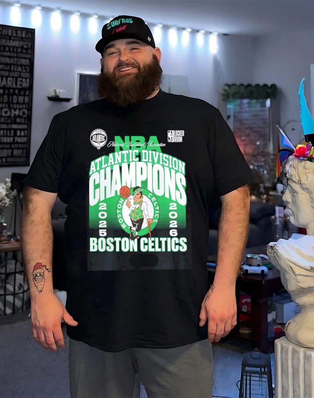 Boston Celtics 2025 2026 Atlantic Division Champions Locker Room shirt