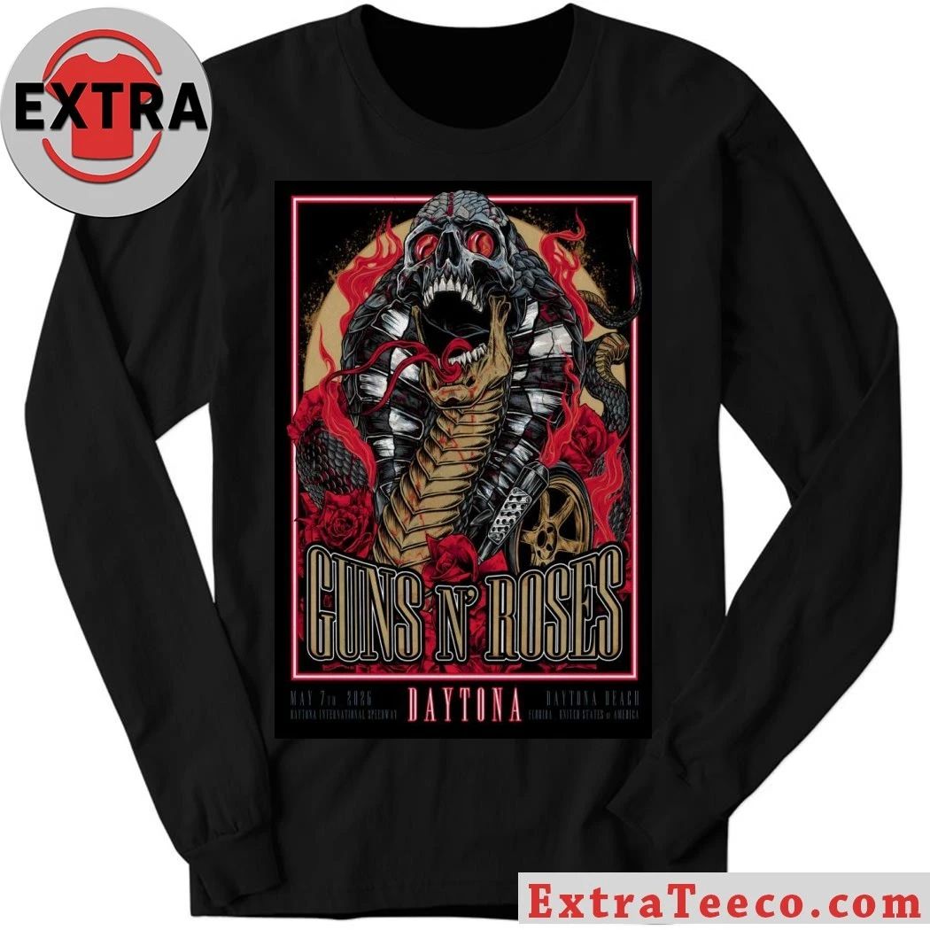 Guns N’ Roses 5 7 2026 Daytona Beach FL Poster Shirt