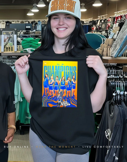 UCLA Bruins Women’s Basketball Back To Back Big 10 Tournament Champions poster shirt