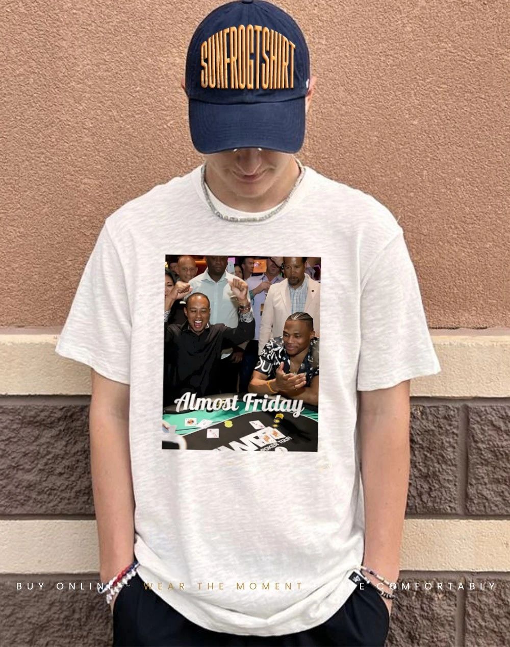 Almost Friday Poker Tiger Woods shirt
