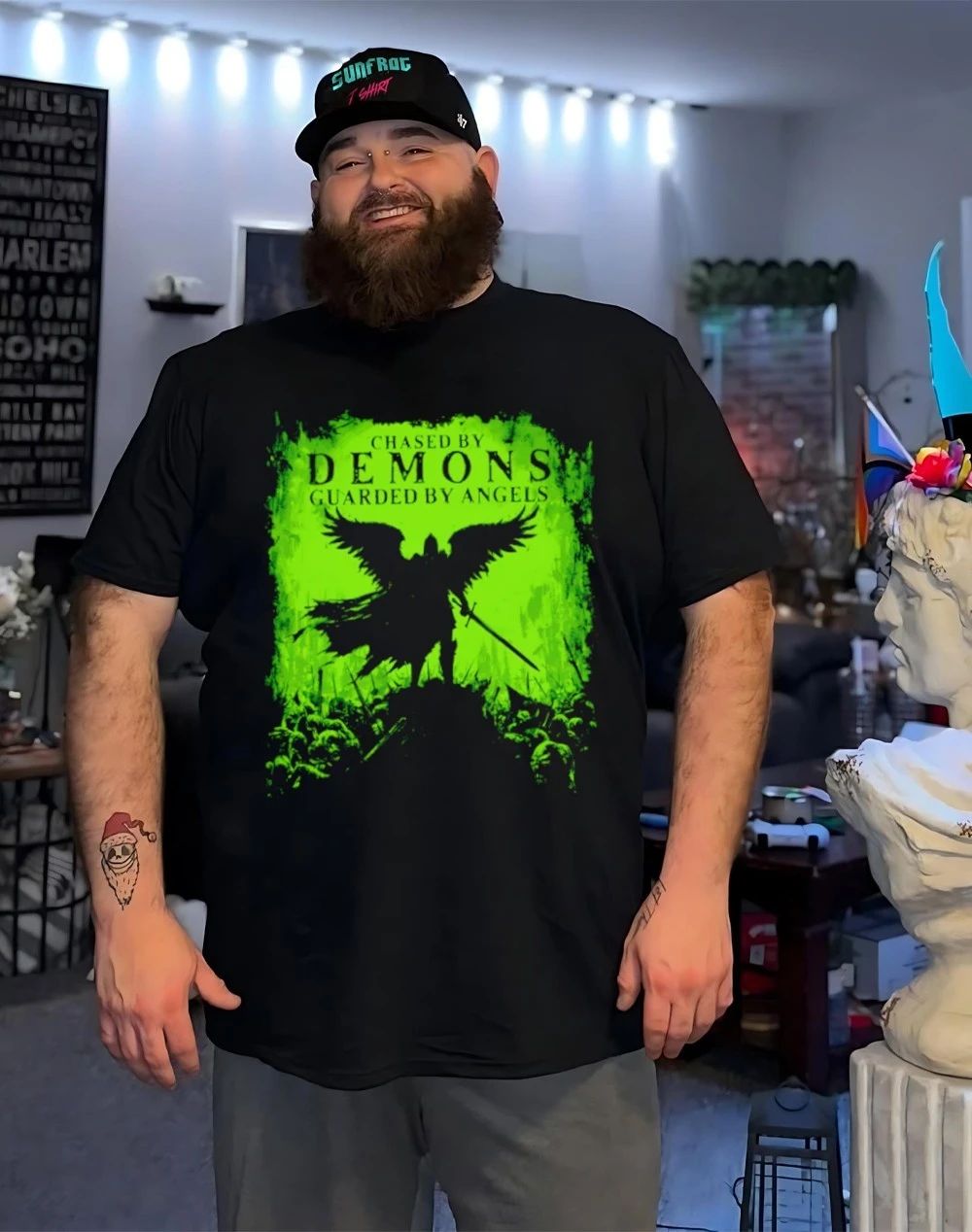 Chased by Demons Guarded by Angels Redux shirt