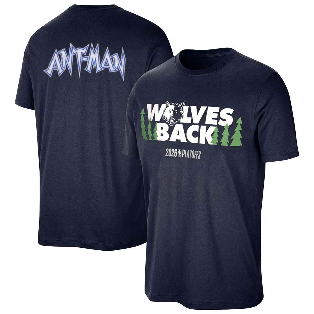 Minnesota Timberwolves Ant-Man Front and Back shirt