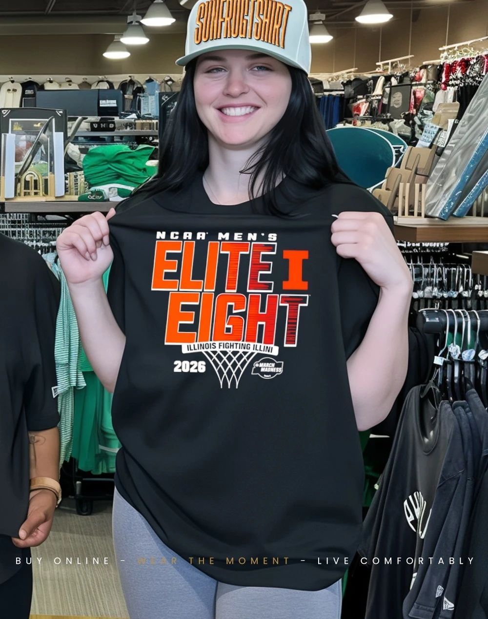 Illinois Fighting Illini NCAA Men’s Elite Eight 2026 March Madness shirt