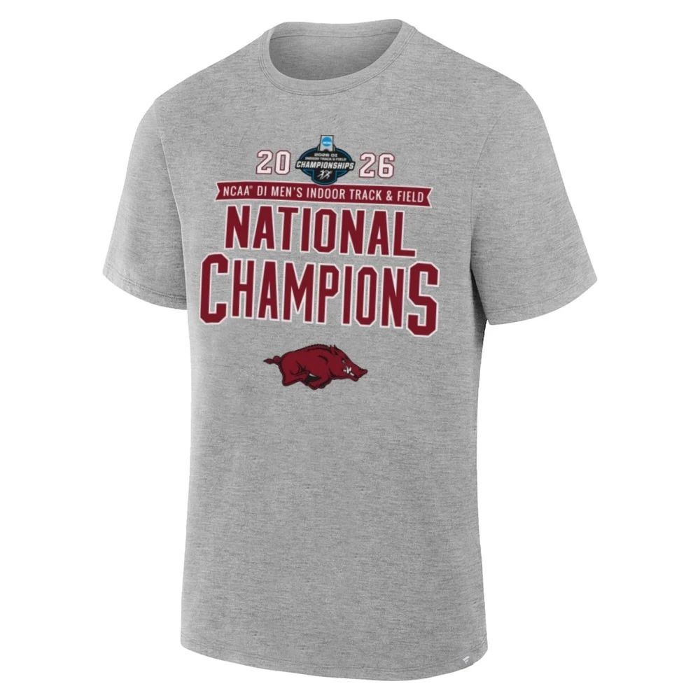 Arkansas Razorbacks 2026 NCAA Men’s Indoor Track & Field National Champions Shirt