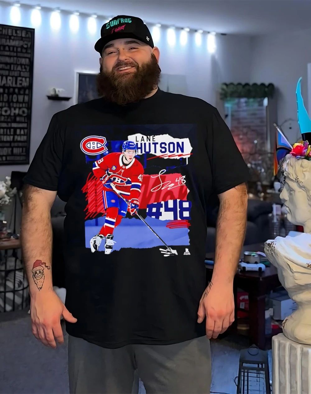 Montreal Canadiens Lane Hutson Fresh Ice signature shirt