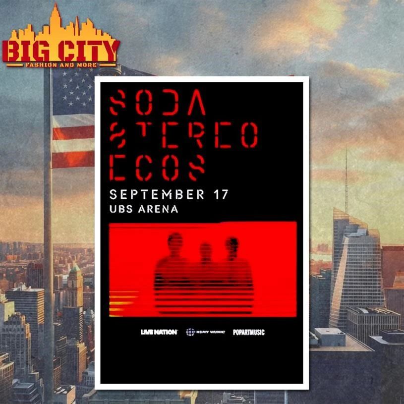 Soda Stereo World Tour 2026 Poster Shirt