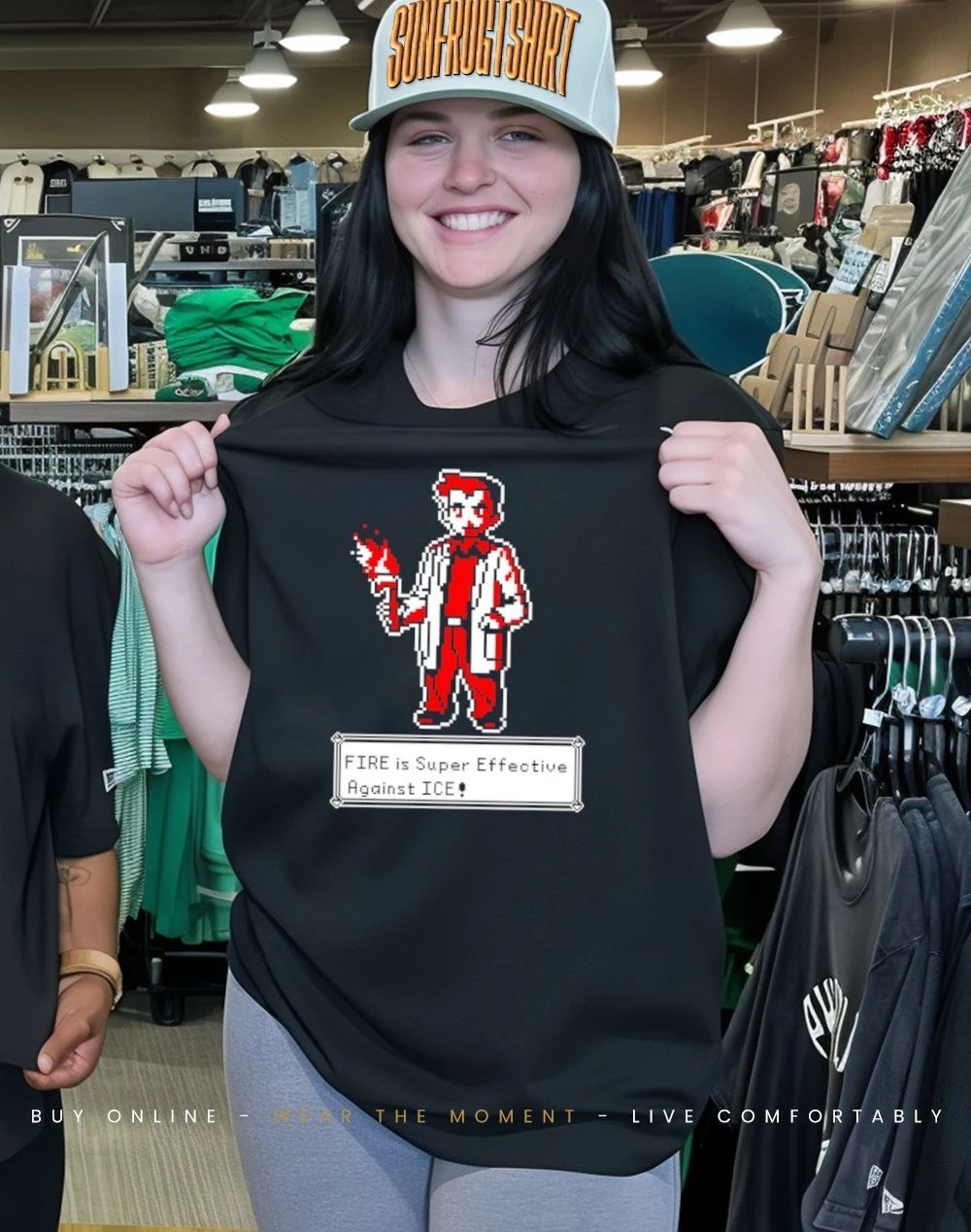 Fire Is Super Effective Against Ice Pixel shirt