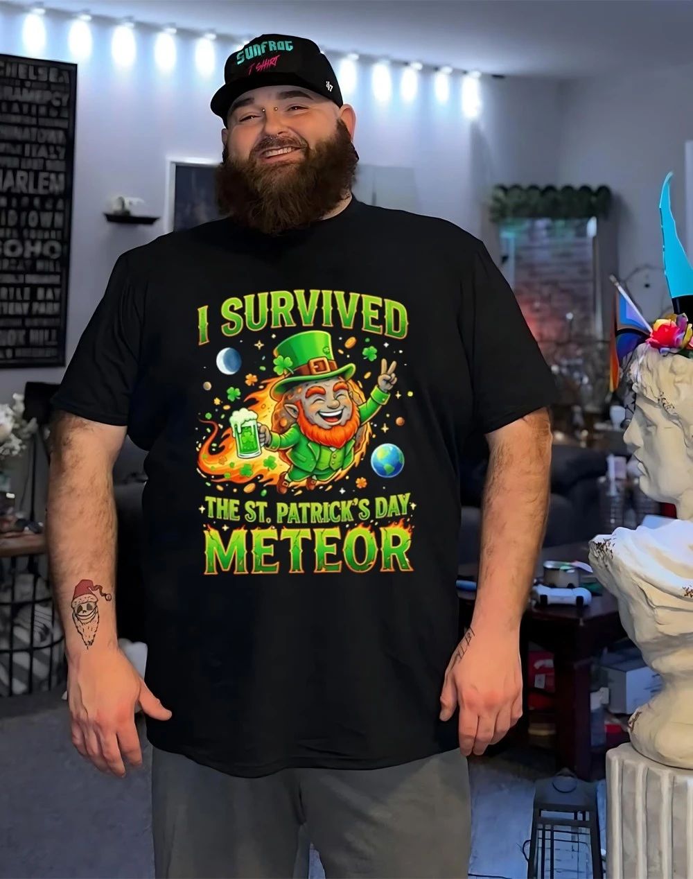 I Survived The St Patrick’s Day Meteor 2026 shirt
