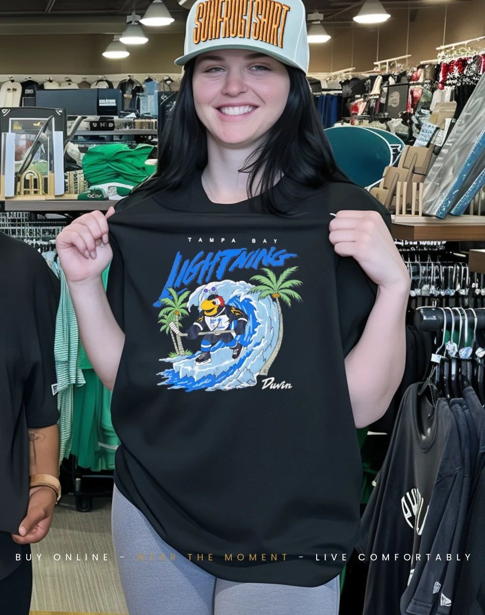 Duvin x Tampa Bay Lightning Thunderbug graphic shirt