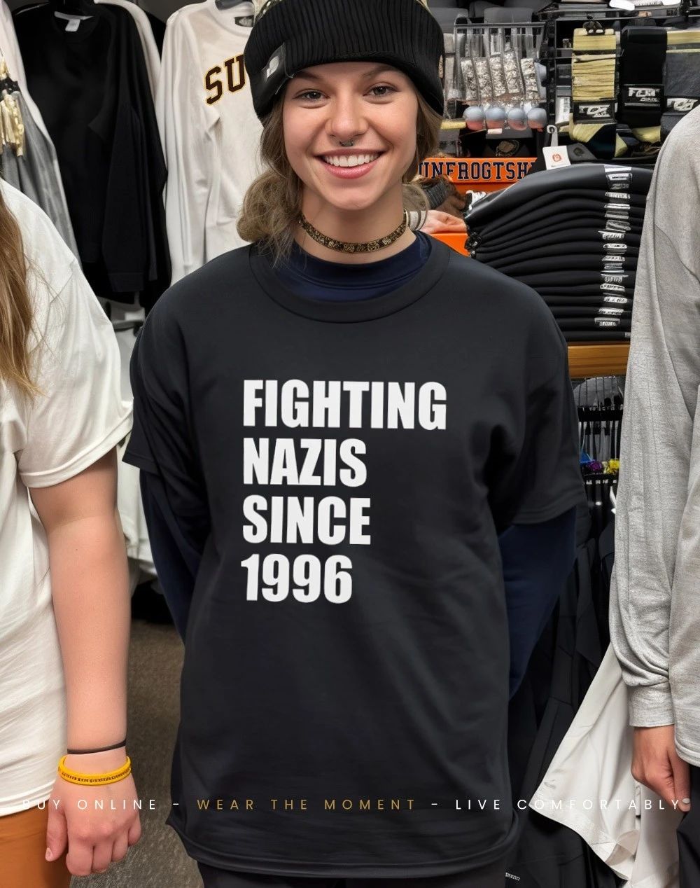 Fighting nazis since 1996 shirt