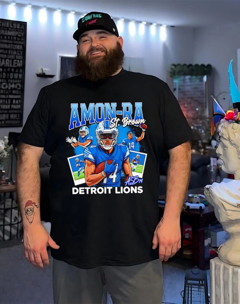 Amon-Ra St. Brown Detroit Lions Vintage Bootleg shirt