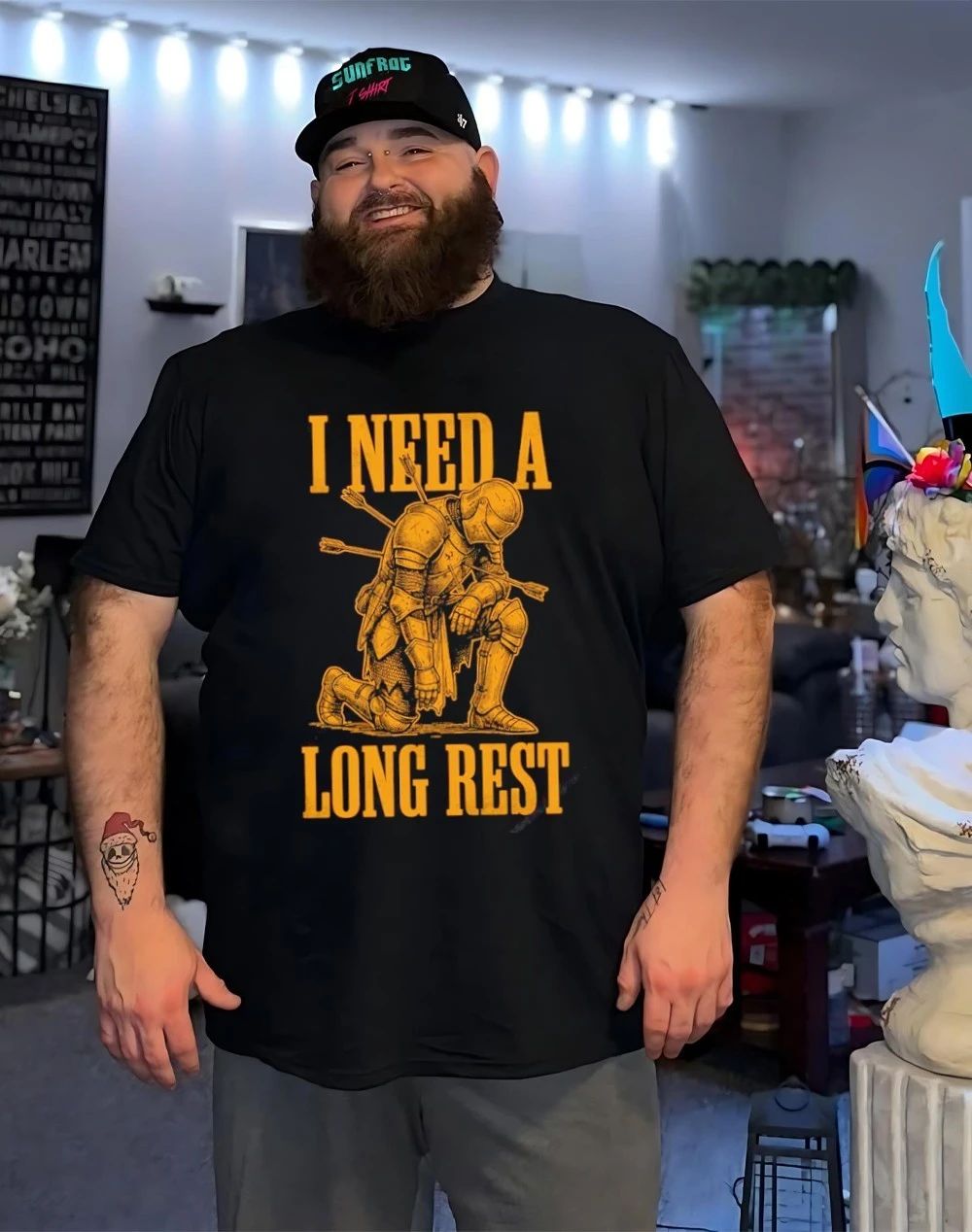 I need a long rest knight shirt