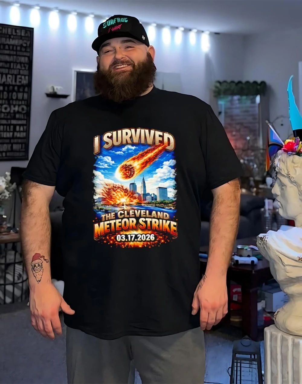 I Survived The Cleveland Meteor Strike 03 17 2026 Shirt