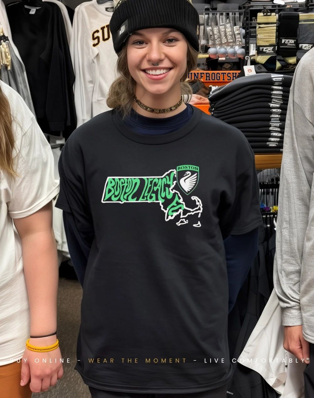 Boston Legacy FC Groovy State graphic shirt