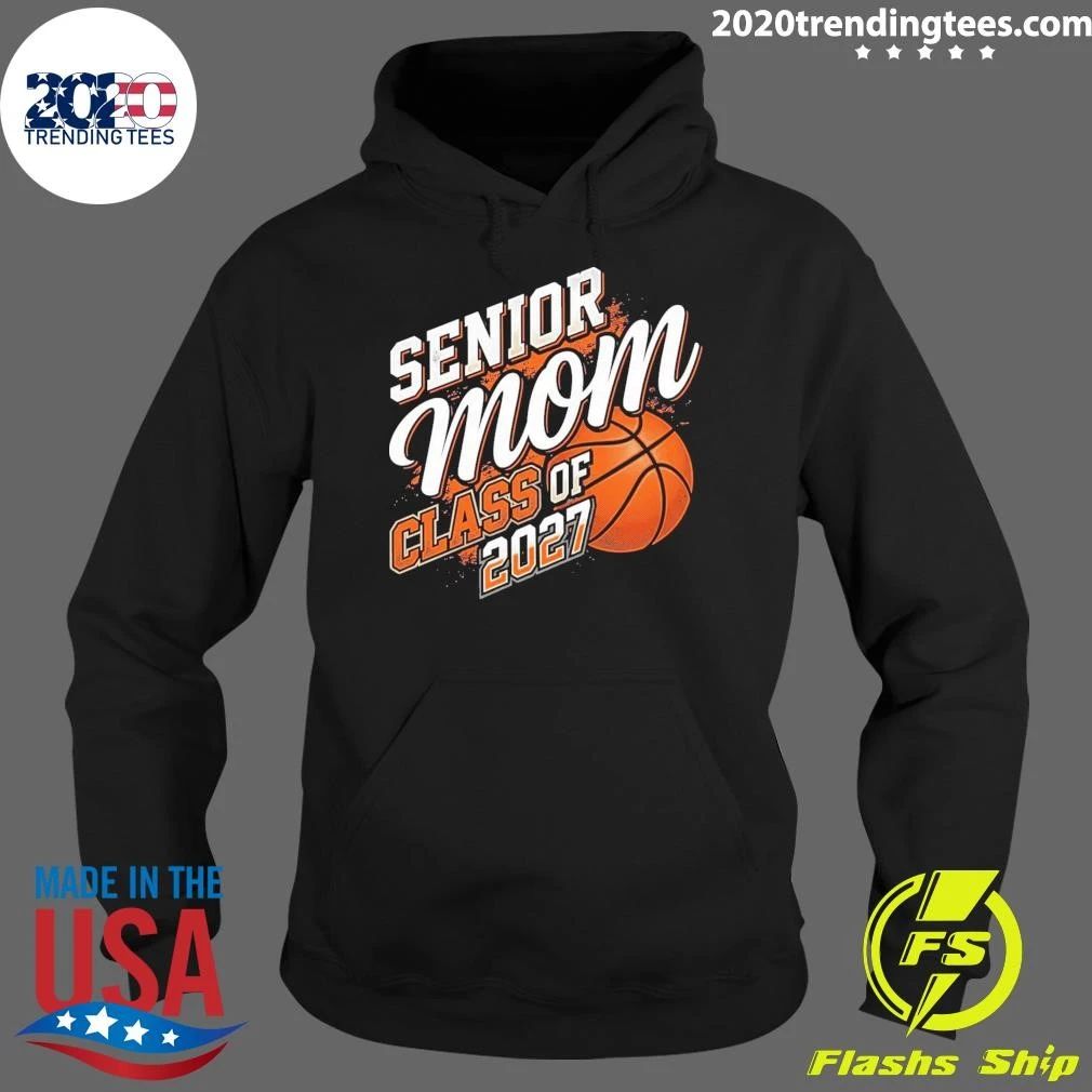 Basketball Sublimation Senior Mom Class of 2027 Shirt