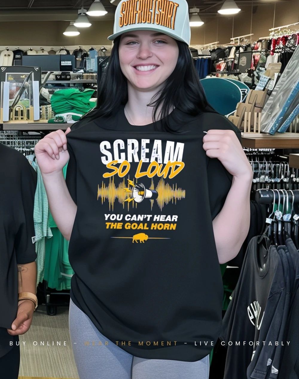 Scream So Loud you can’t hear the goal horn Buffalo Sabers shirt