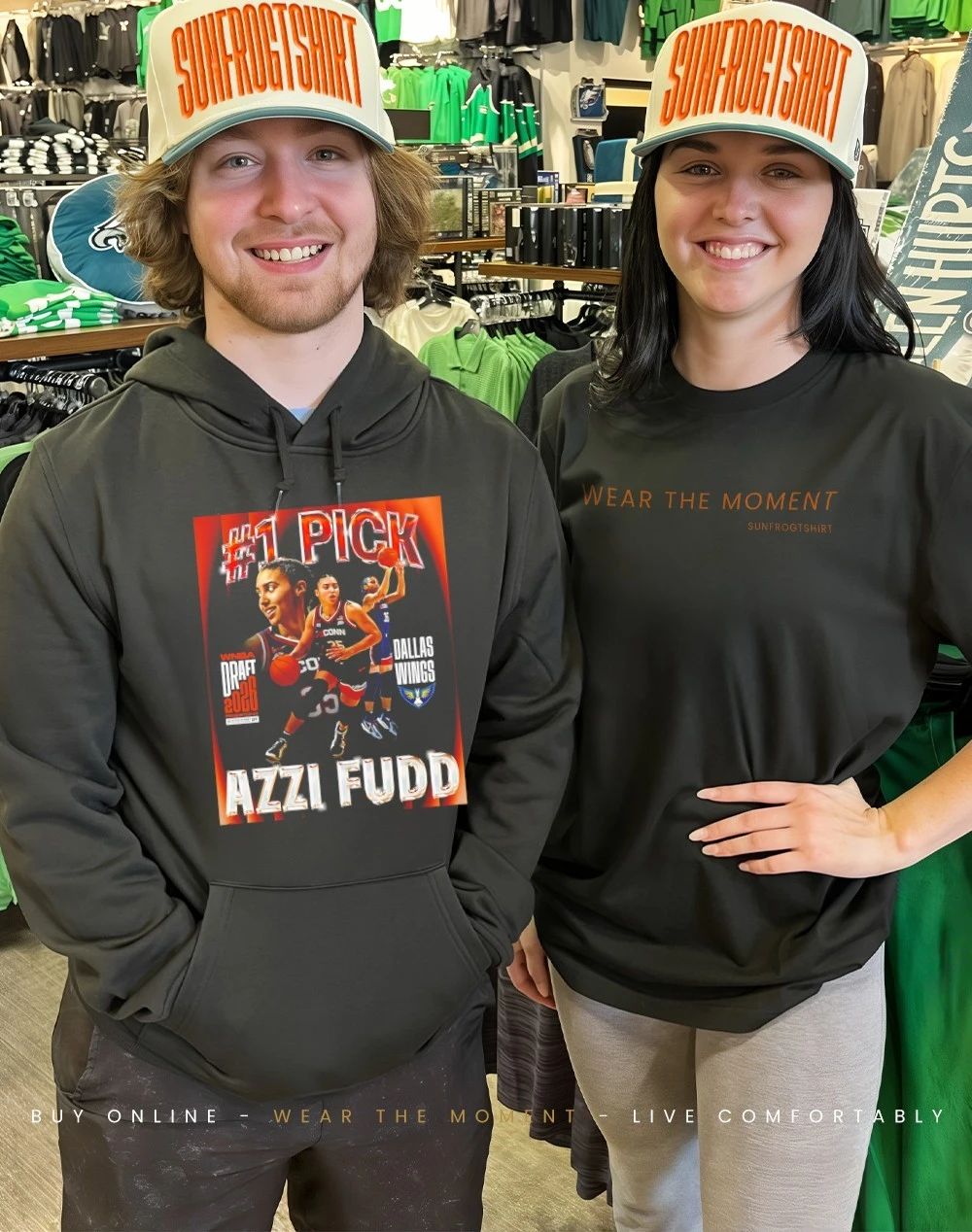 Azzi Fudd #1 pick Dallas Wings 2026 WNBA Draft shirt