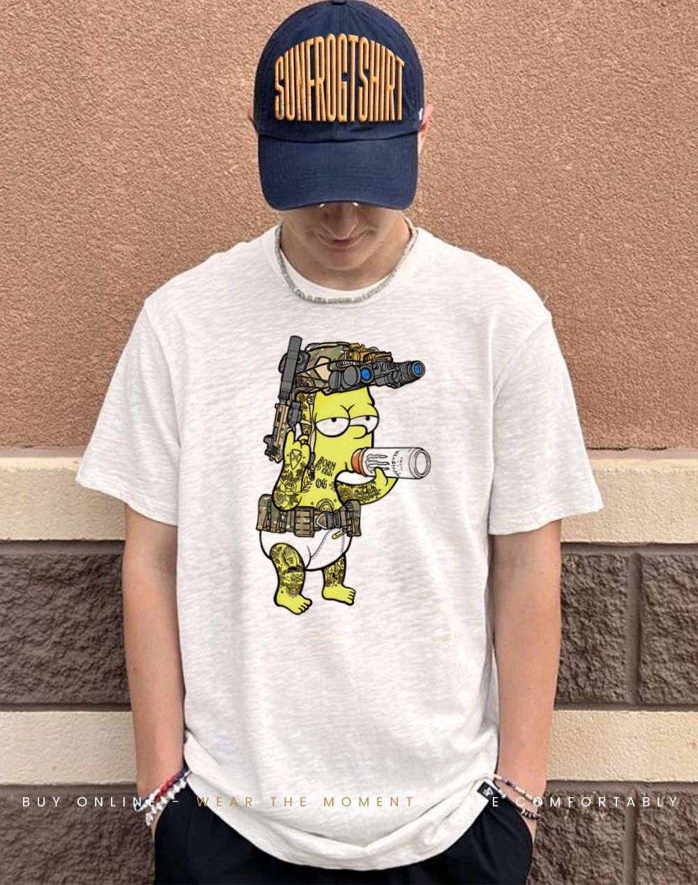 Yung Bart Bart Simpson tactical shirt