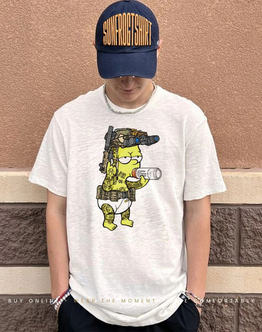 Yung Bart Bart Simpson tactical shirt