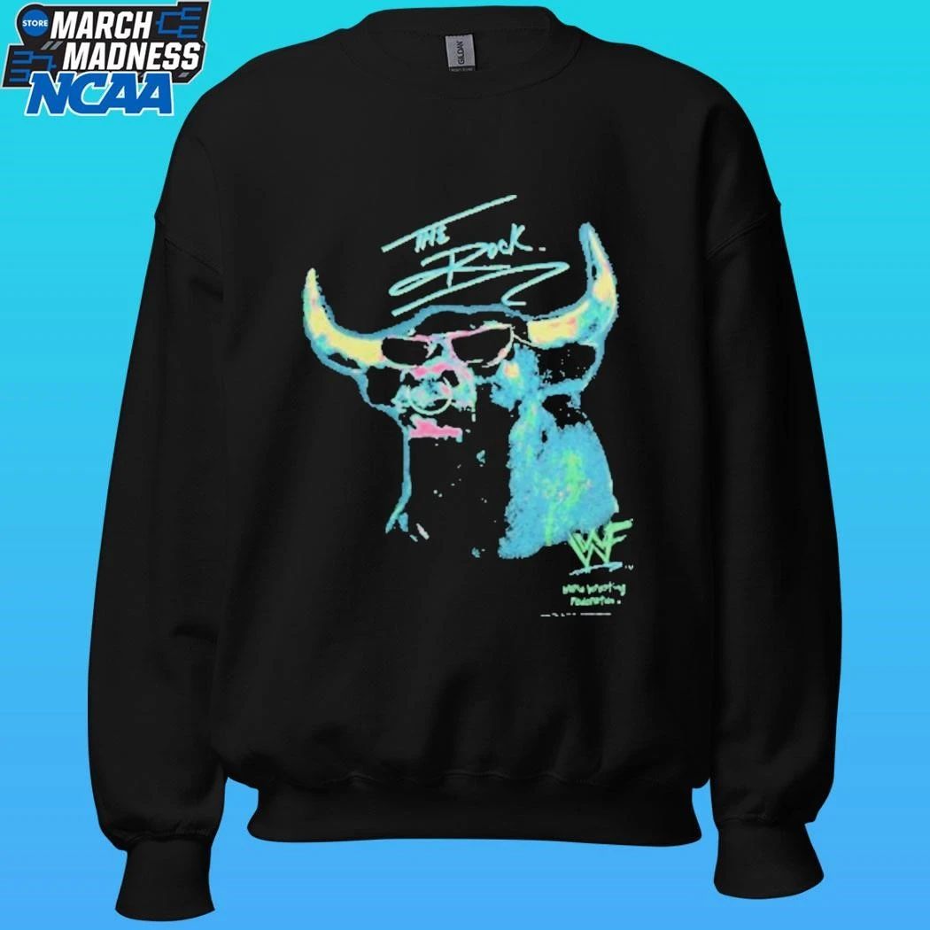 Wyco Vintage 1999 The Rock Wwf Brahma Bull Shirt