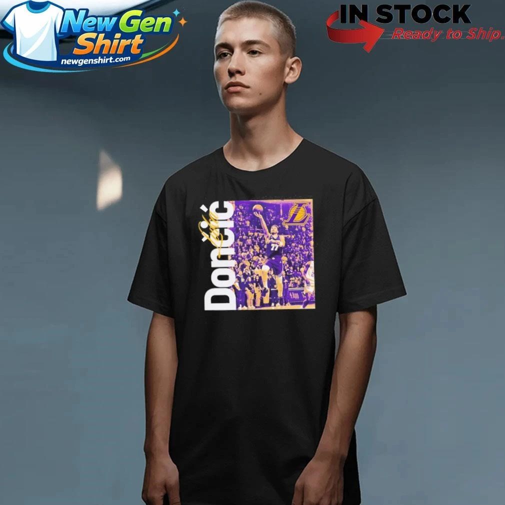 Luka Dončić Black Los Angeles Lakers Start of Season Shirt