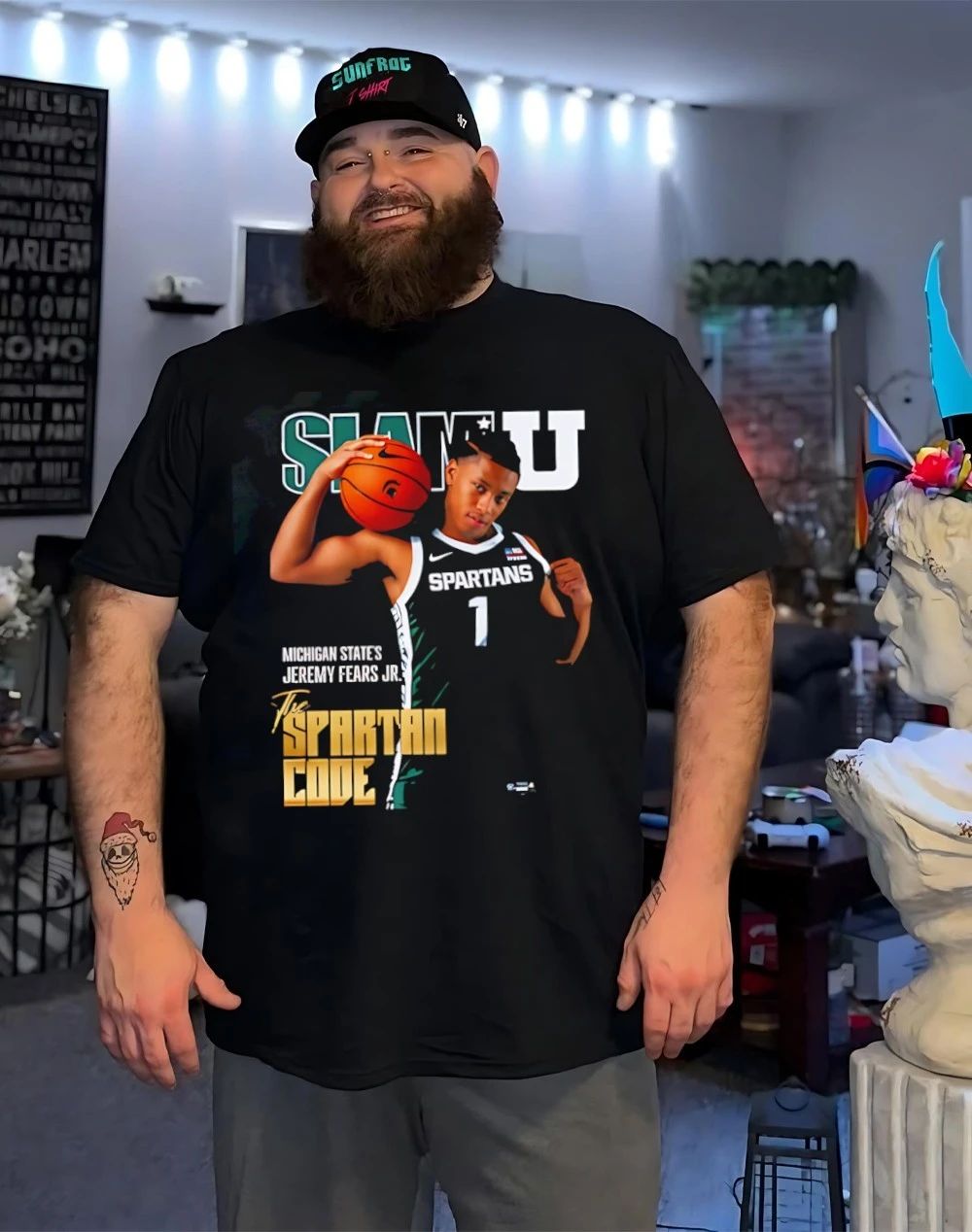 Jeremy Fears Jr. Michigan State Spartans The Spartan Code shirt