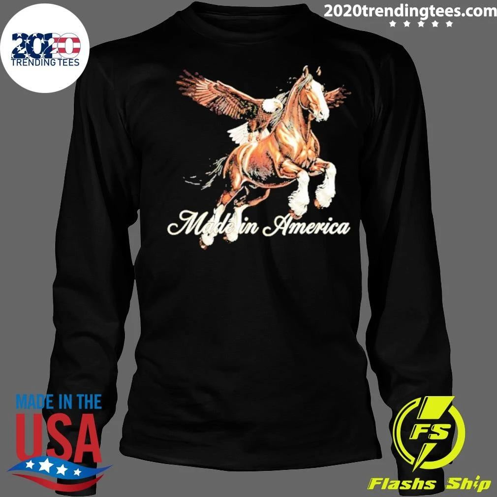 Horse And Eagle Made In America Shirt