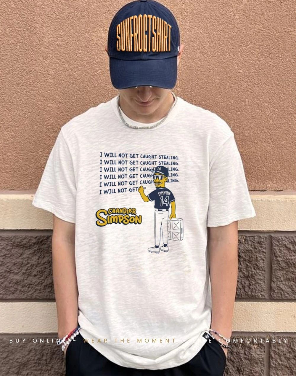 Chandler Simpson I Will Not Get Caught Stealing Shirt