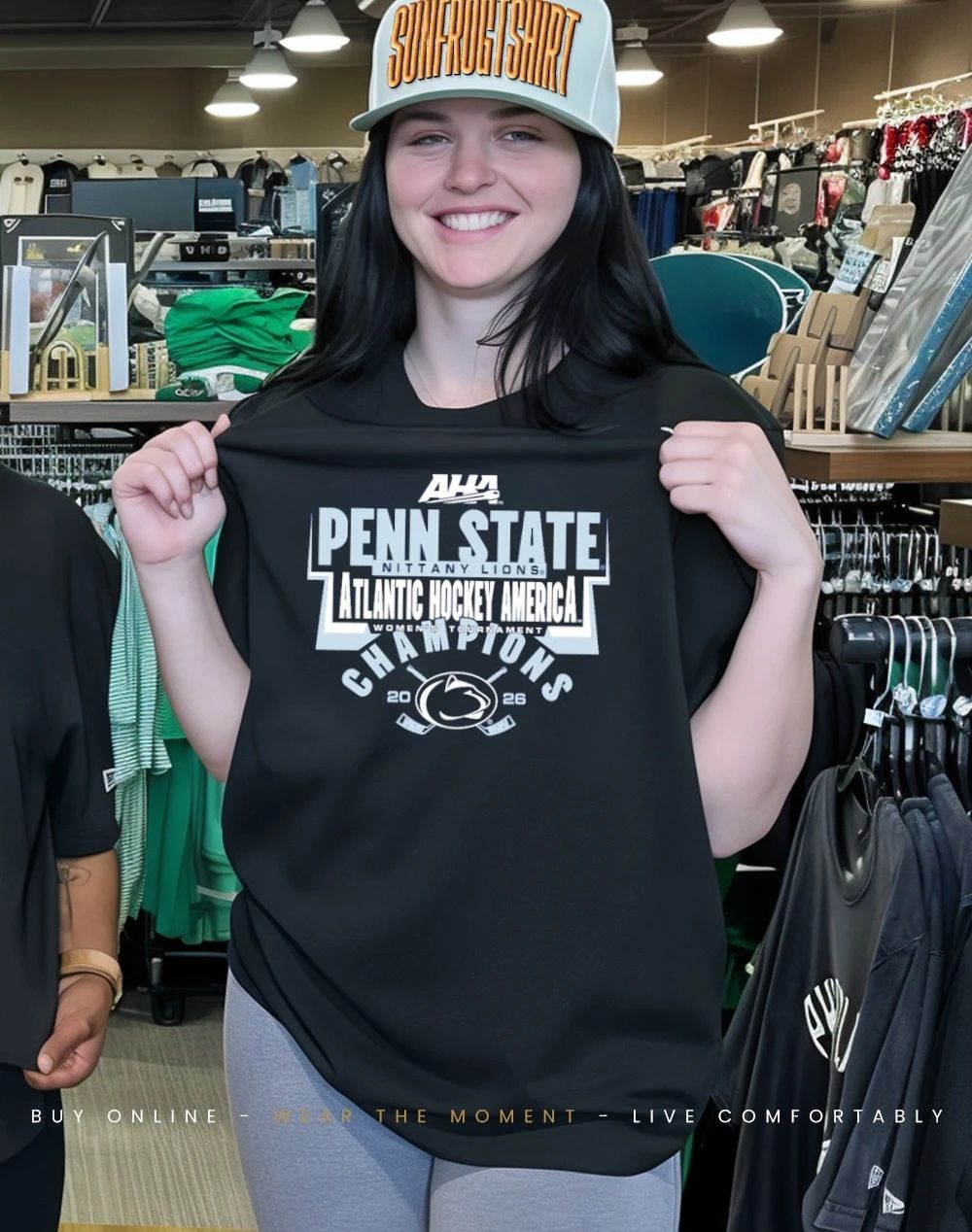 Penn State Nittany Lions 2026 Women’s Hockey AHA Tournament Champions shirt