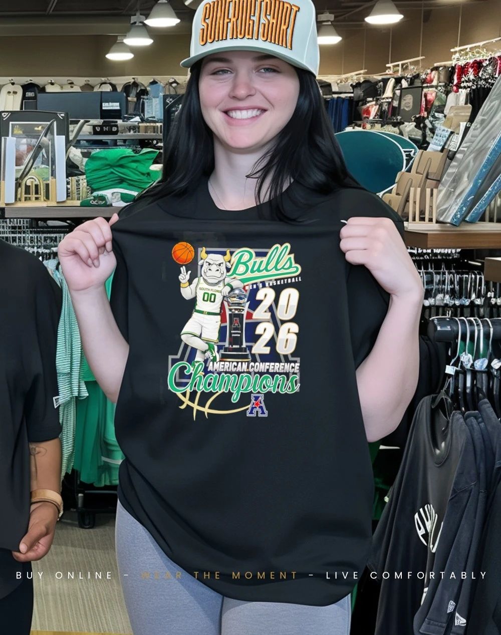 South Florida Bulls American Conference Champions 2026 mascot shirt