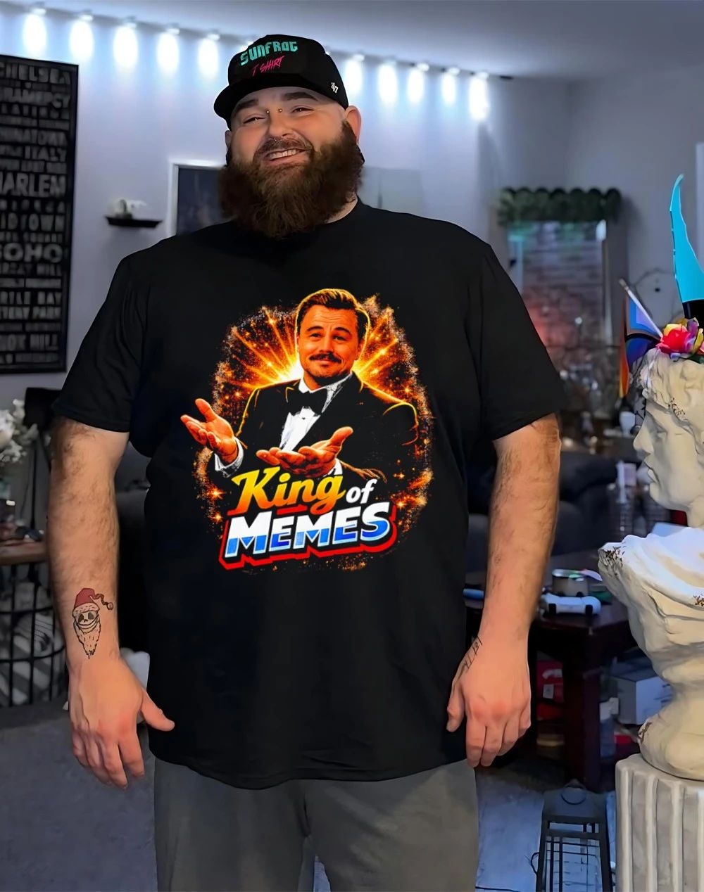 King of Memes Leonardo DiCaprio shirt