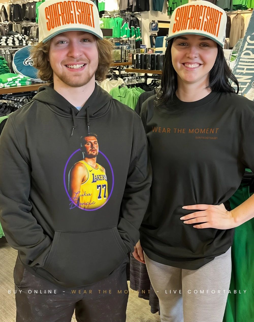 Los Angeles Lakers Luka Doncic graphic signature ’26 shirt