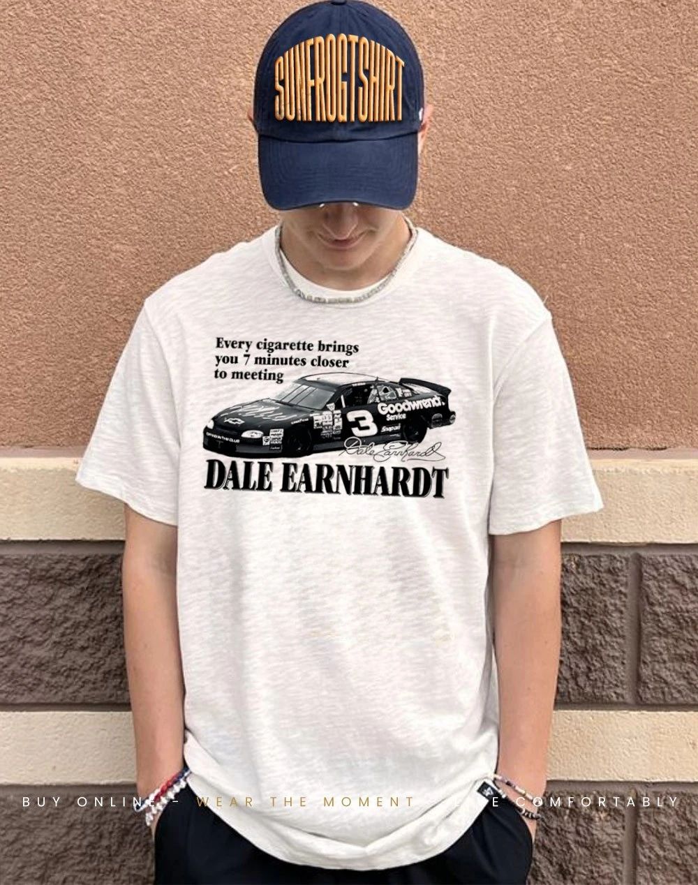 Dale Earnhardt every cigarette brings you 7 minutes closer to meeting shirt