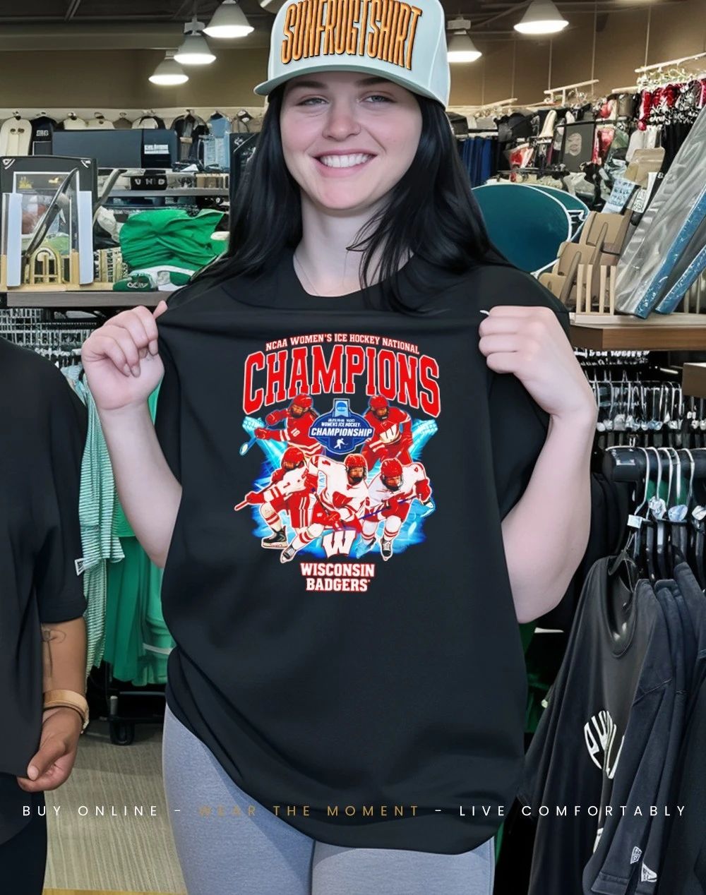 Wisconsin Badgers Women’s Ice Hockey National Champions 2026 shirt