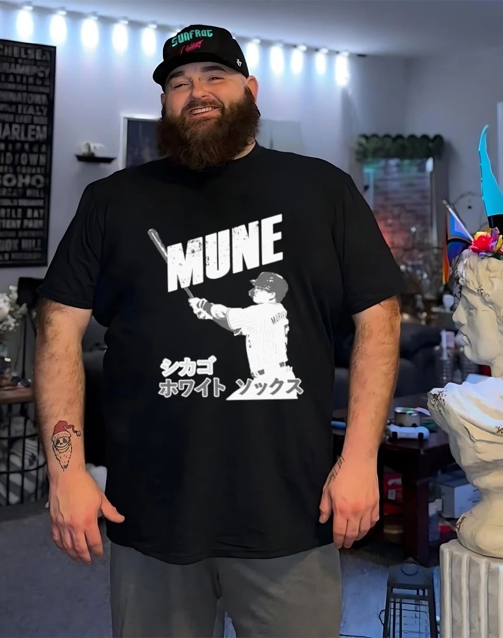 Mune Shots Chicago baseball player shirt
