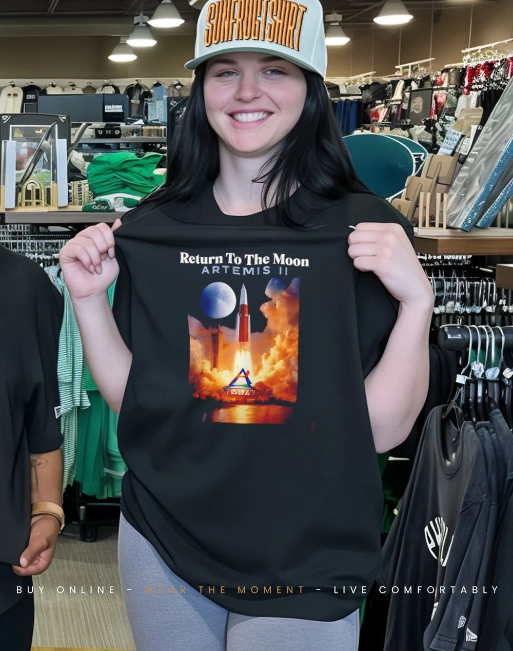 Artemis II Return To The Moon Rocket Launch Shirt