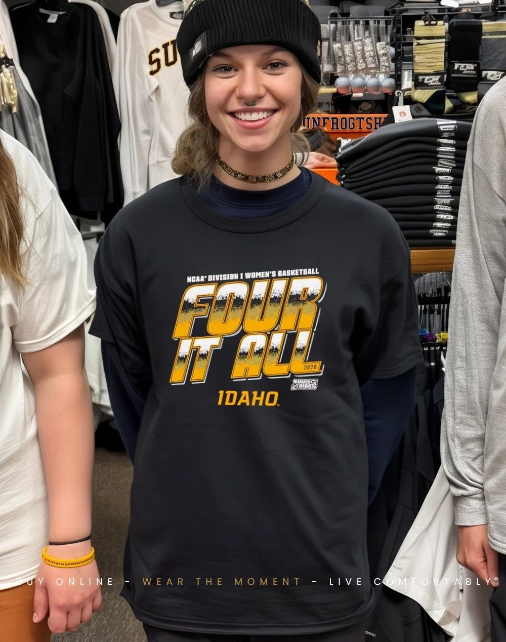 Idaho Vandals 2026 March Madness NCAA Division I Women’s Baksetball Four It All shirt