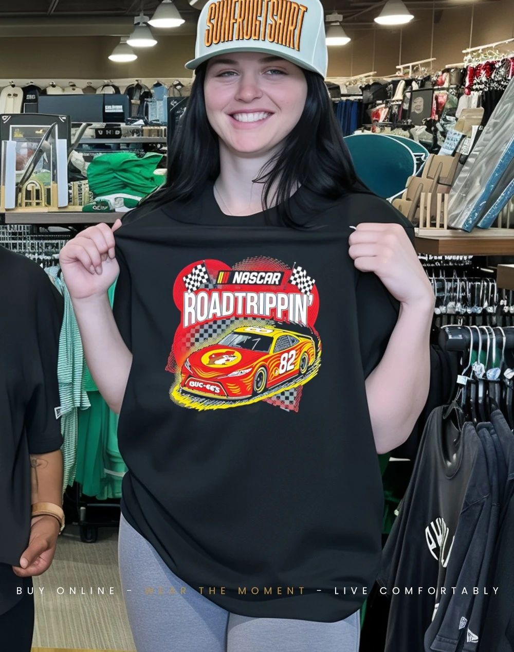 Nascar Road Trippin 82 Buc-ee’s shirt