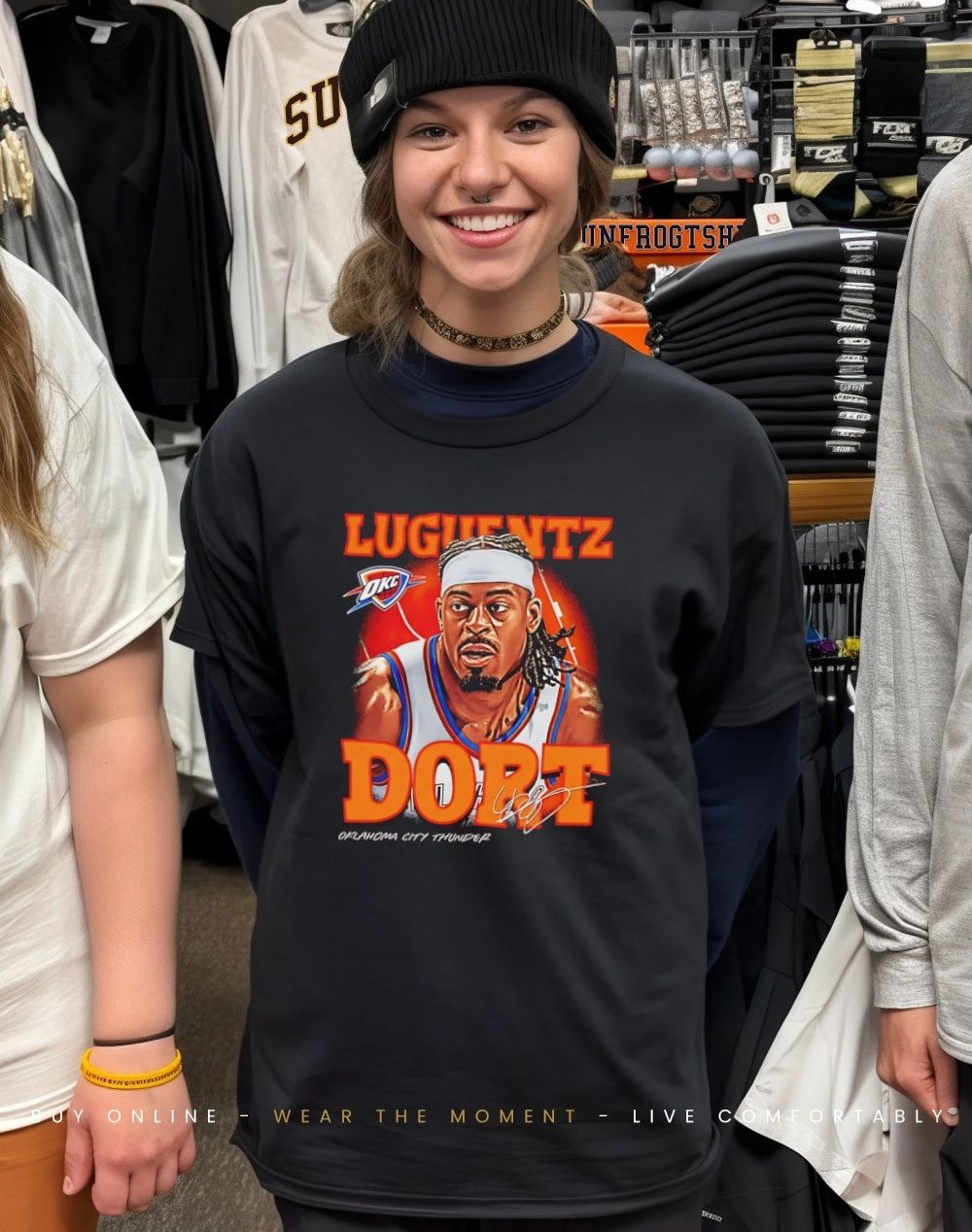 Luguentz Dort Oklahoma City Thunder Airbrush shirt