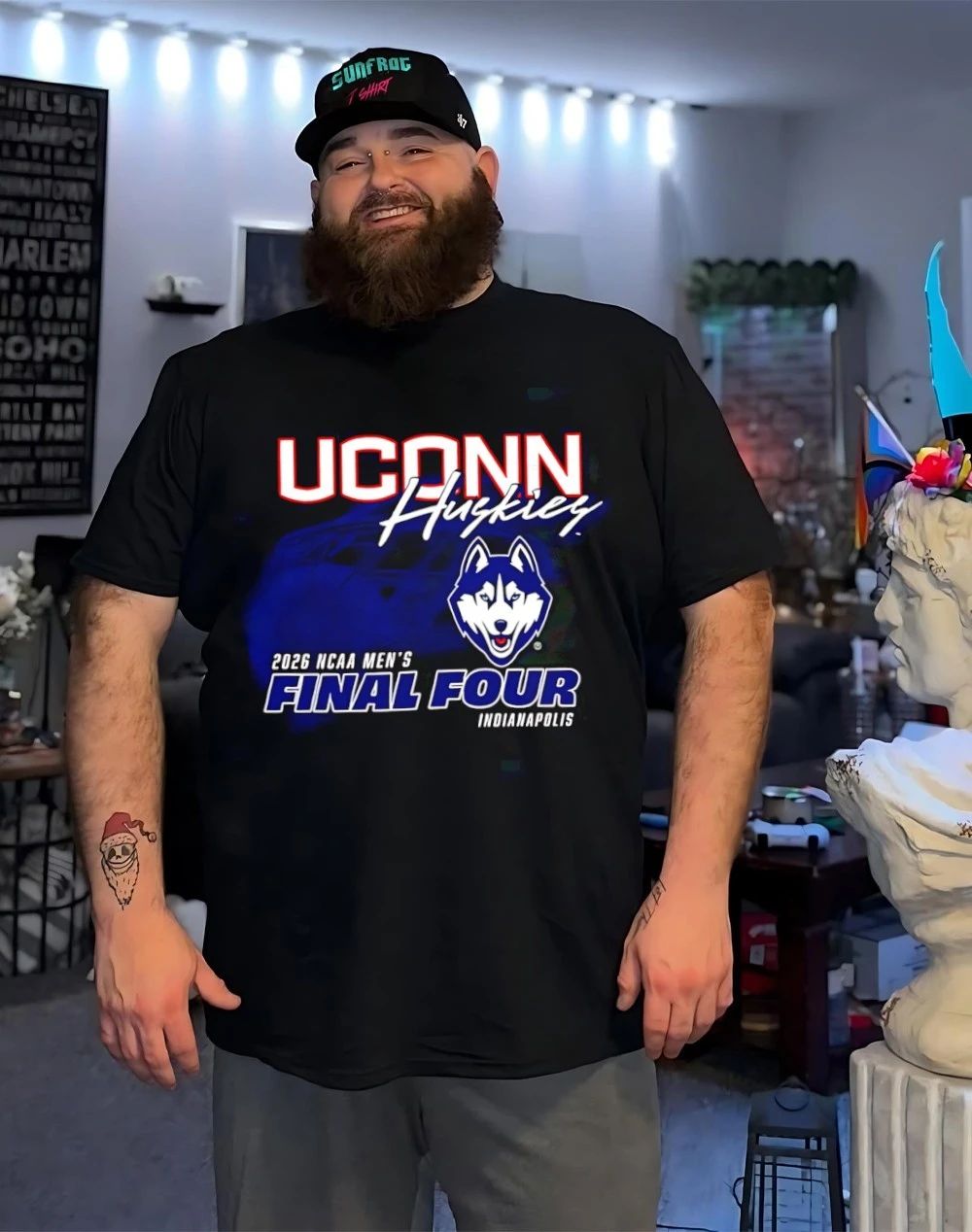Uconn Huskies 2026 NCAA Men’s Final Four basketball vintage shirt