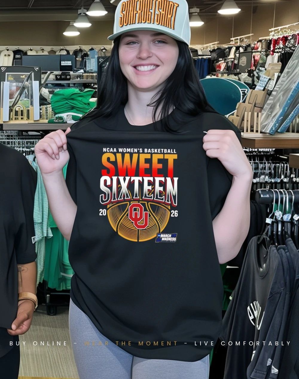 Oklahoma Women’s Basketball 2026 NCAA March Madness Sweet Sixteen shirt