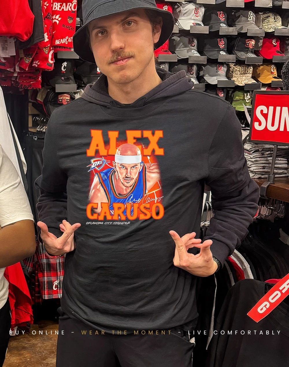 Alex Caruso Oklahoma City Thunder Airbrush shirt