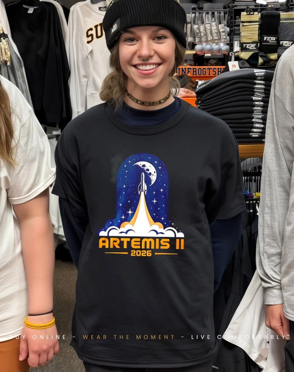 Artemis II Moon Launch 2026 Mission Shirt