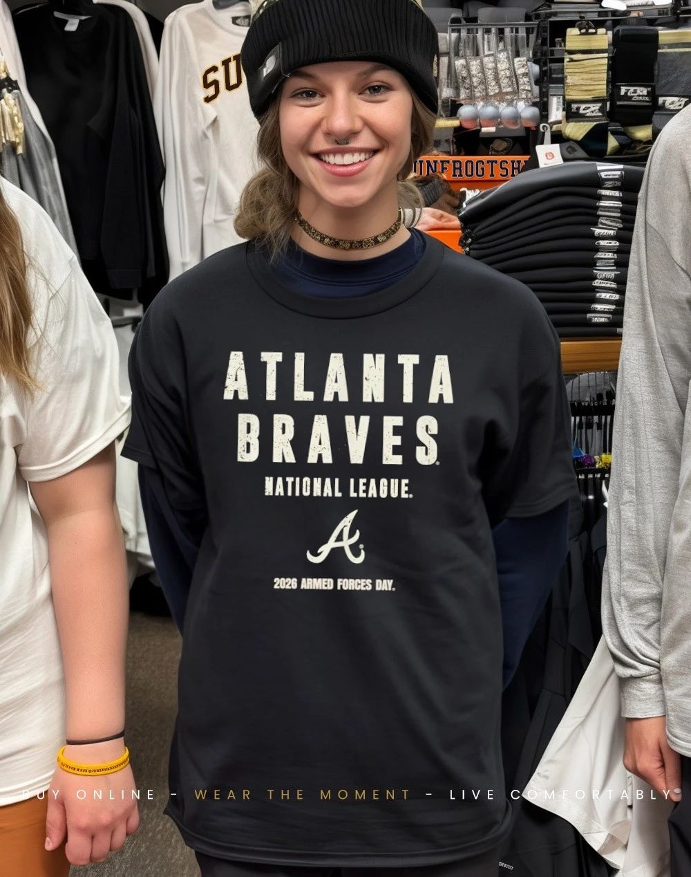 Atlanta Braves National League 2026 Armed Forces Day shirt
