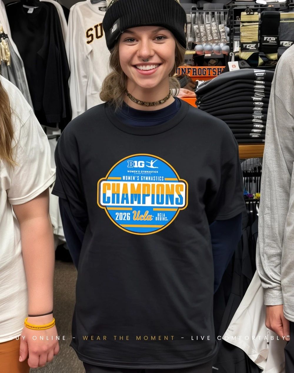 UCLA Bruins 2026 Big Ten Women’s Gymnastics Tournament Champions Locker Room shirt