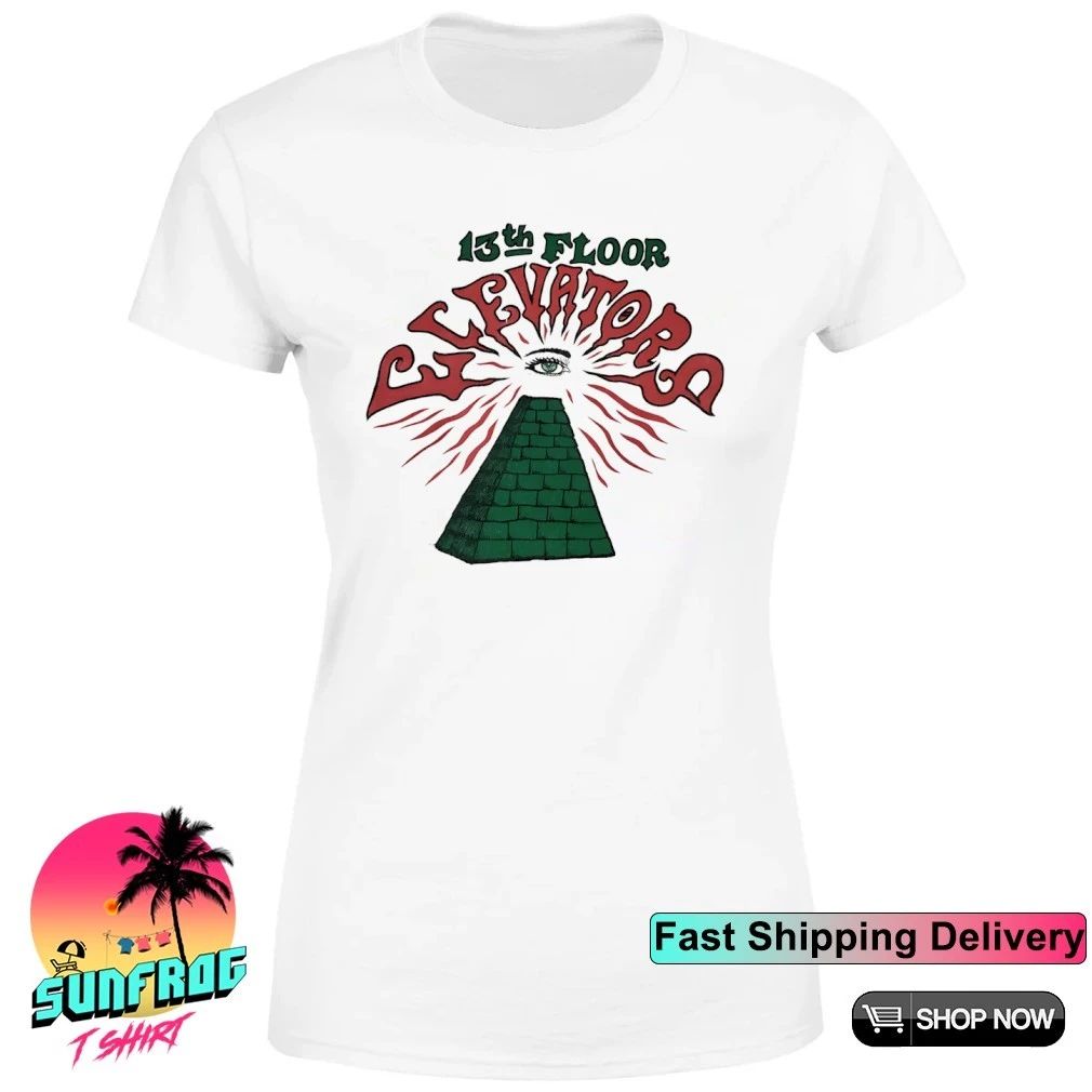 Pyramid with eye 13th Floor Elevators shirt