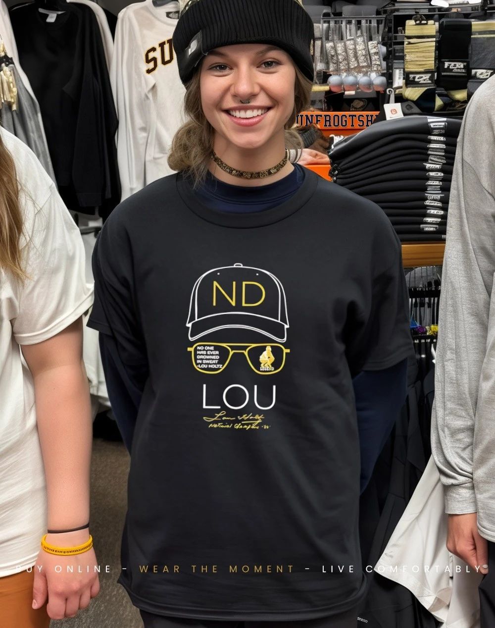 Lou Holtz No One Has Ever Drowned In Sweat shirt