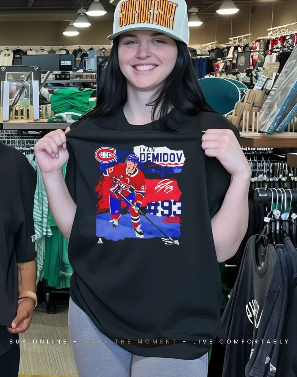 Montreal Canadiens Ivan Demidov Fresh Ice signature shirt
