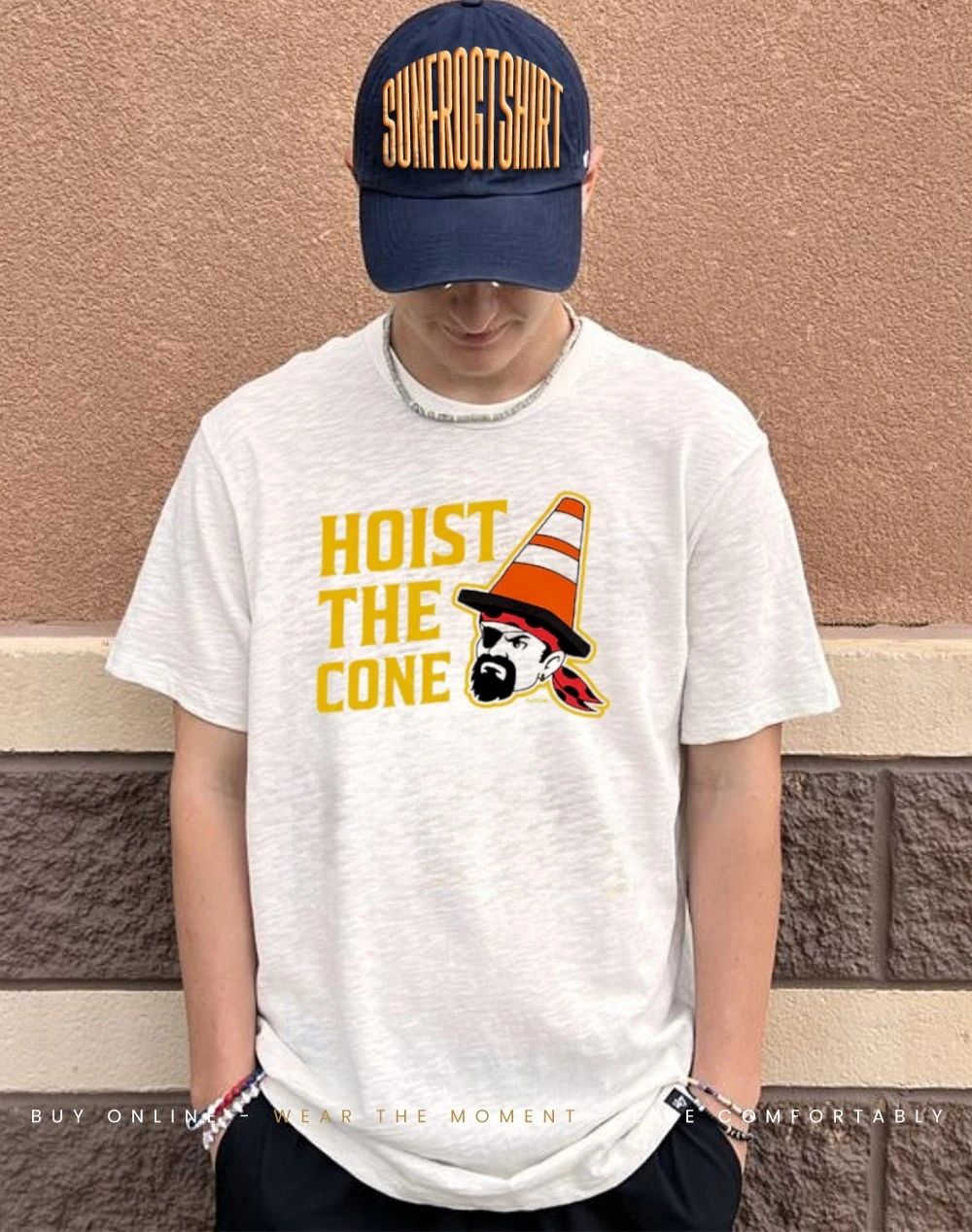 Pittsburgh Pirates Hoist the Cone Pirate graphic shirt