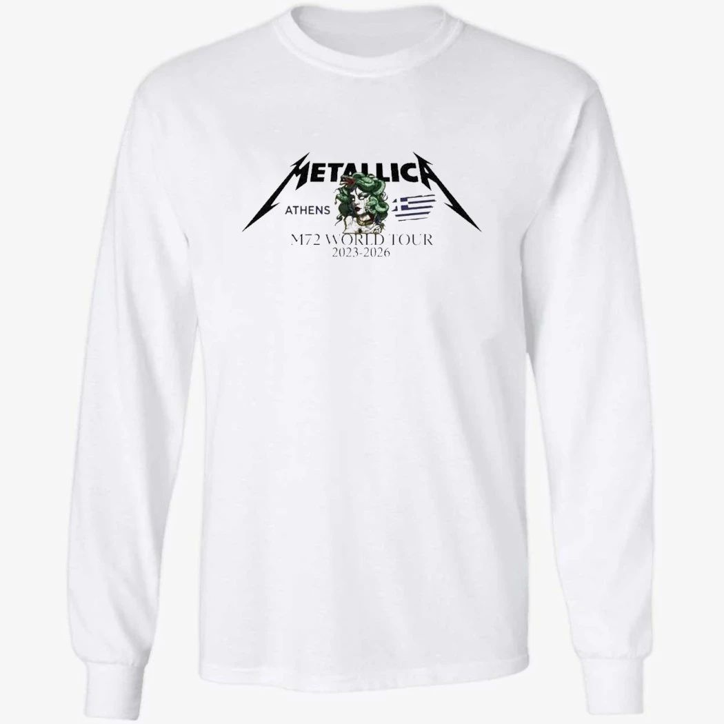 Metallica Athens M72 World Tour 2026 Shirt